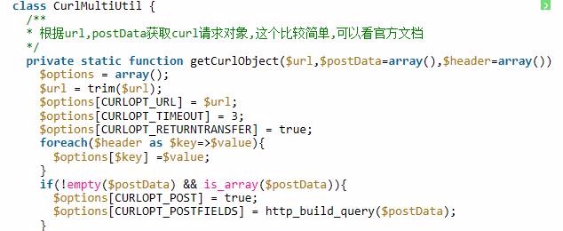 Summary of curl function definition and usage