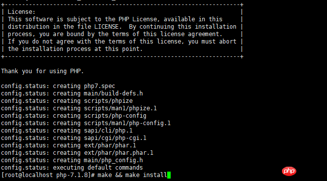 搭建lnmp环境（php7.1.8-源码） - L_H_Orz - li_hang的博客