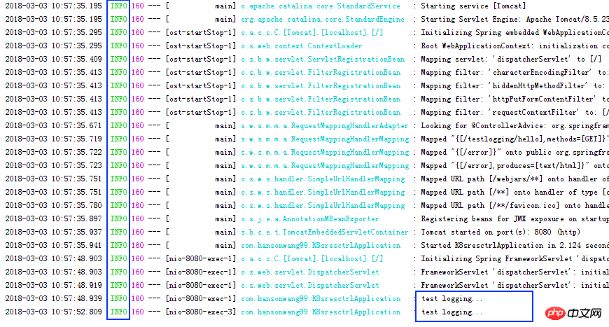 Pratique du cadre de journalisation Spring Boot - partage technique de hansonwang99