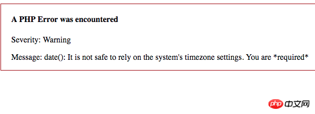 【php】时间函数date()相关错误！ 