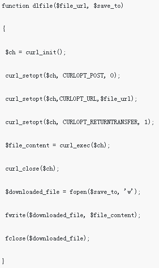 Explication détaillée de plusieurs méthodes de téléchargement d'images distantes avec PHP