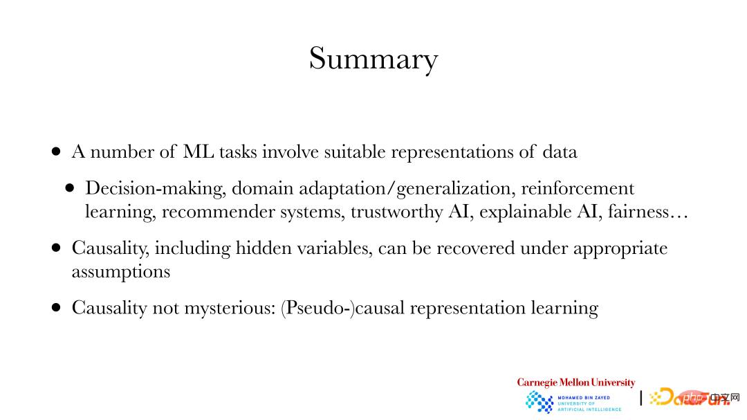 CMU Zhang Kun: Latest progress in causal representation technology