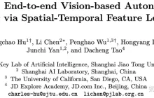 ST-P3：端到端时空特征学习的自动驾驶视觉方法