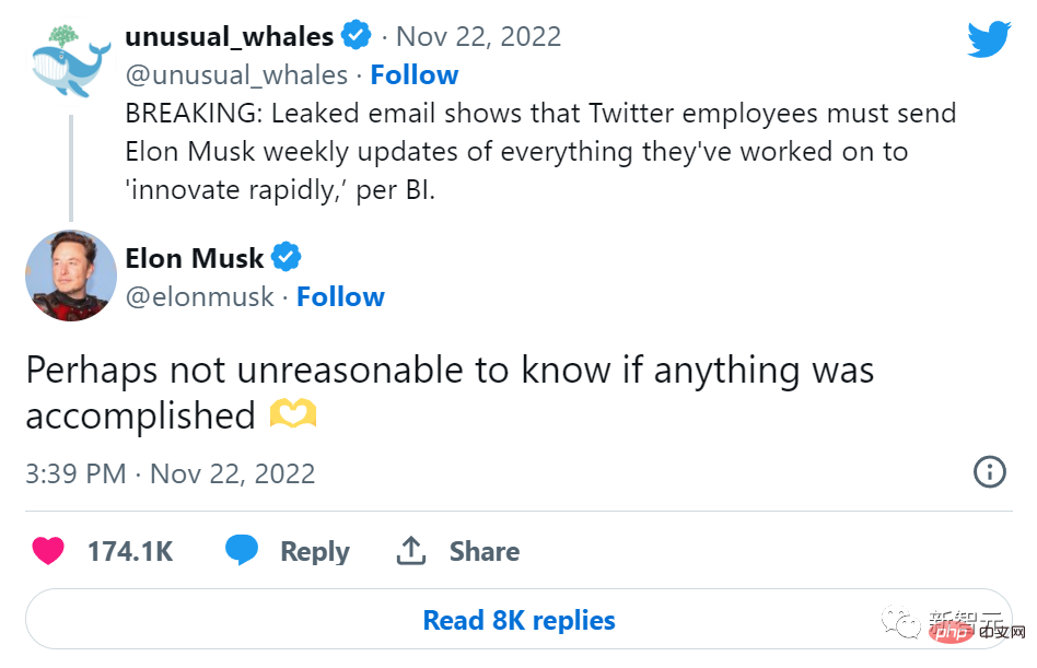 Send me the code! Musk forced Twitter employees to write weekly reports and hired hackers to change the program