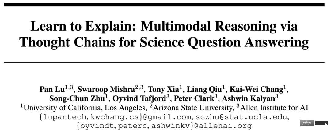 The first multi-modal scientific question and answer data set with detailed explanations, deep learning model reasoning has a thinking chain