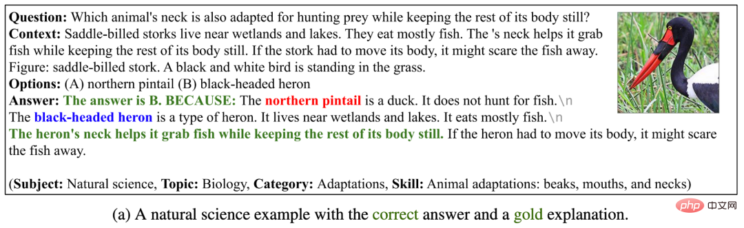 The first multi-modal scientific question and answer data set with detailed explanations, deep learning model reasoning has a thinking chain