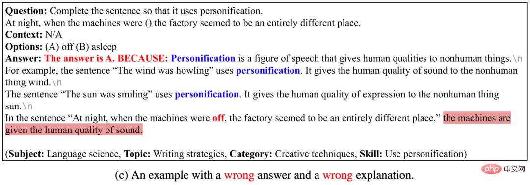 The first multi-modal scientific question and answer data set with detailed explanations, deep learning model reasoning has a thinking chain