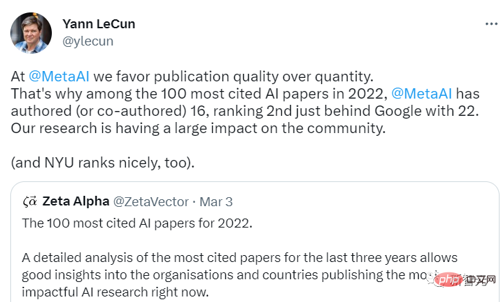 The Top 100 AI Papers in 2022 are released: Tsinghua ranks second after Google, and Ningbo Institute of Technology becomes the biggest dark horse