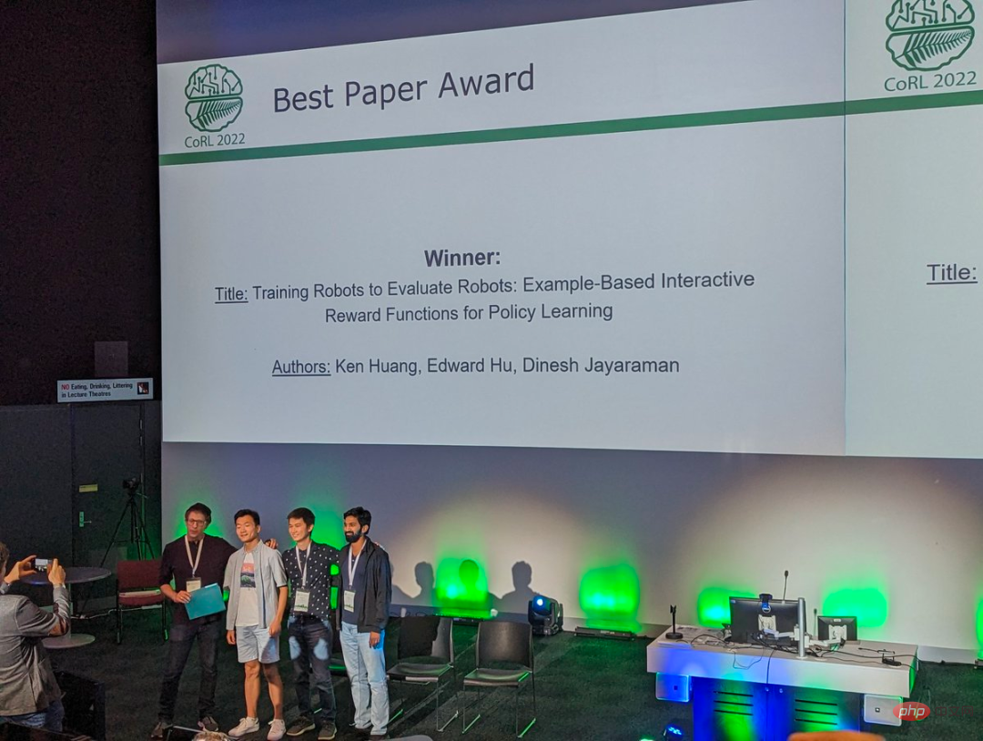 Alumni of Shanghai Jiao Tong University won the best paper, and the awards for CoRL 2022, the top robotics conference, were announced