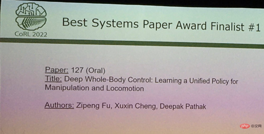 交大校友獲最佳論文，機器人頂會CoRL 2022獎公佈