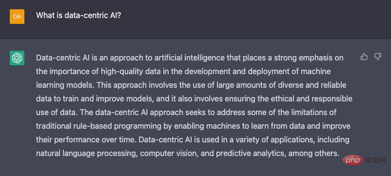 Talk about the data-centric AI behind the GPT model