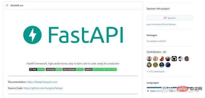 Which Python web framework has a short learning cycle and low learning cost?