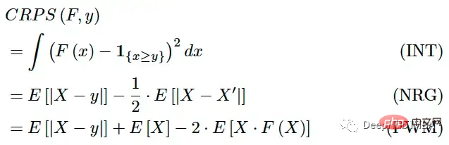 CRPS: Scoring function for Bayesian machine learning models