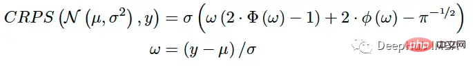 CRPS: Scoring function for Bayesian machine learning models