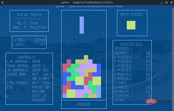 Python-Textterminal-GUI-Framework, so cool