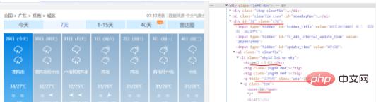 Python爬取天气数据及可视化分析