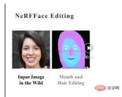 NeRFFaceEditing, a mask editing method for facial neural radiation fields, can edit three-dimensional faces without 3D modeling.