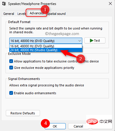 So beheben Sie Probleme mit niedriger Audioqualität in Windows 11