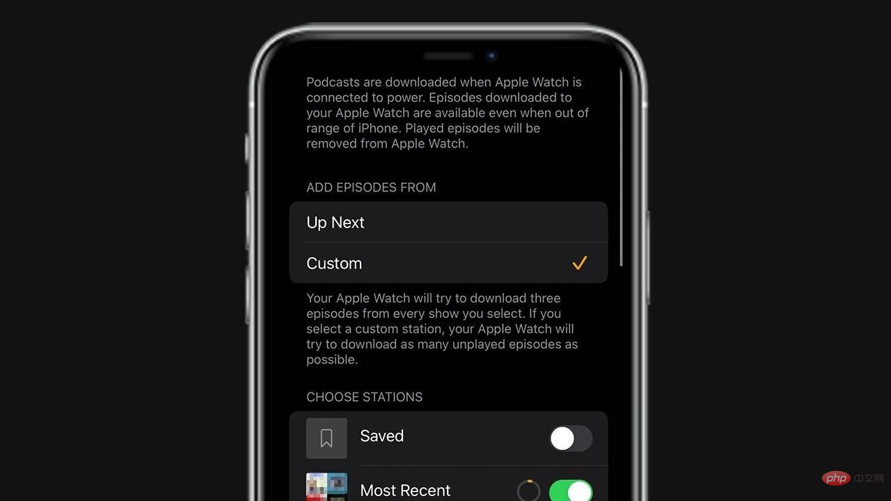 Cara menyegerakkan muzik, podcast dan buku audio pada Apple Watch dengan watchOS 8