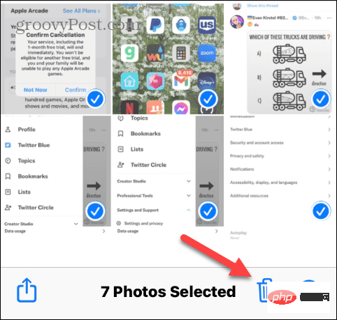 Bagaimana untuk memadam foto dari iCloud