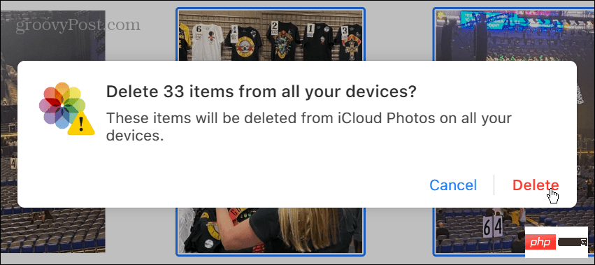 How to delete photos from iCloud