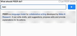 Dont panic if you revise your paper 100 times! Meta releases new writing language model PEER: references will be added Dont panic if you revise your paper 100 times! Meta releases new writing language model PEER: references will be added