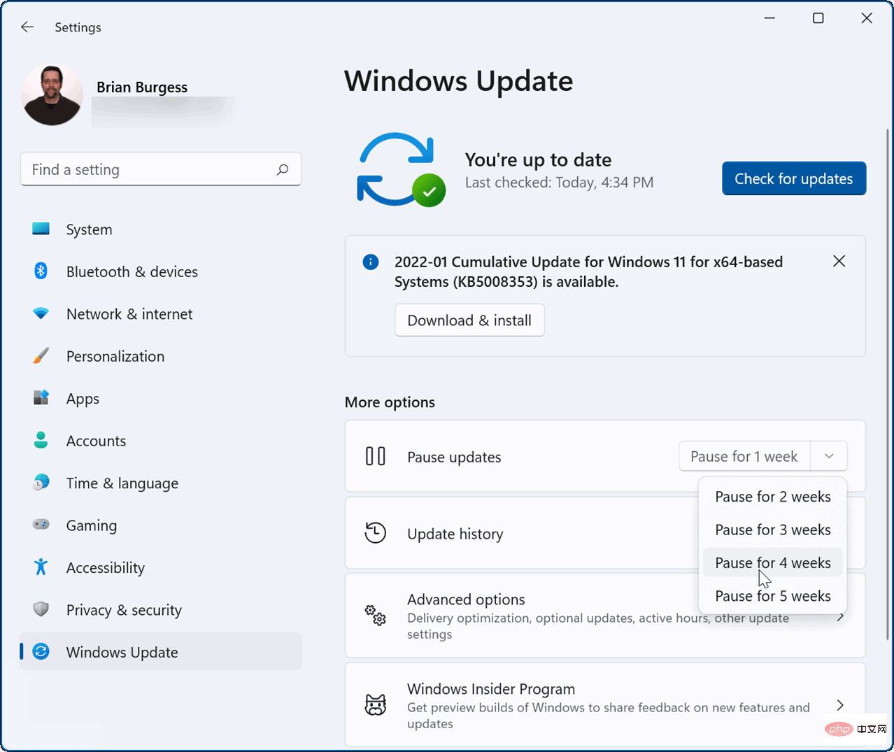 Three ways to stop automatic updates on Windows 11