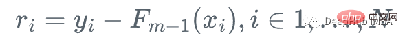 Step-by-step visualization of the decision-making process of the gradient boosting algorithm