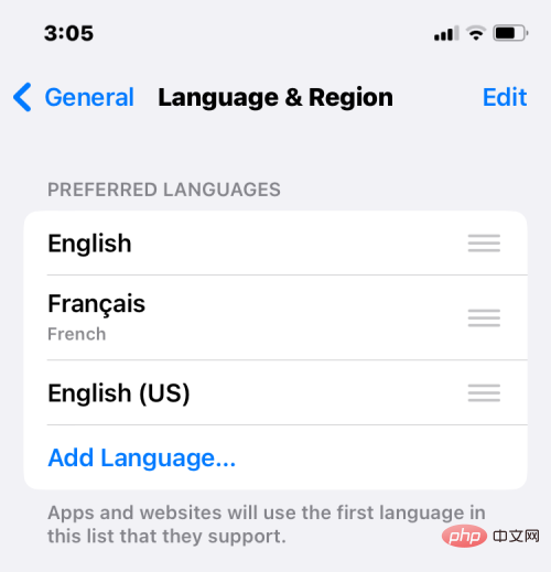 在 iPhone 上更改語言：逐步教程