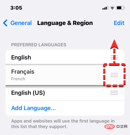 在 iPhone 上更改語言：逐步教程