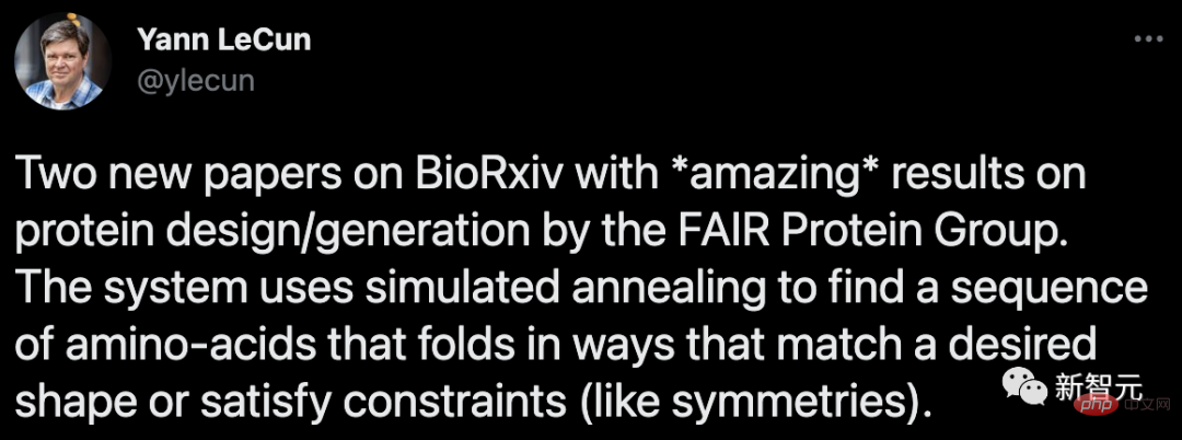 Meta lets a 15 billion parameter language model learn to design new proteins from scratch! LeCun: Amazing results