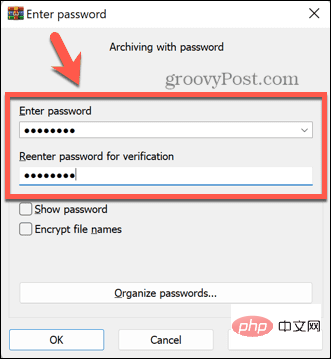 如何在 Windows 11 上鎖定資料夾-password