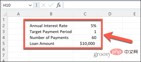 So verwenden Sie die PPMT-Funktion in Excel