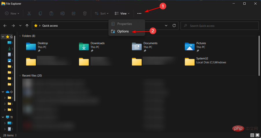 How to disable the Show more options menu in Windows 11