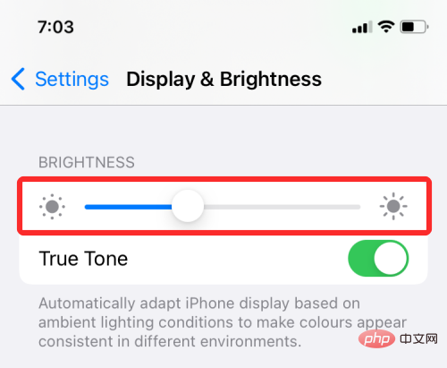 Comment changer la luminosité sur iPhone