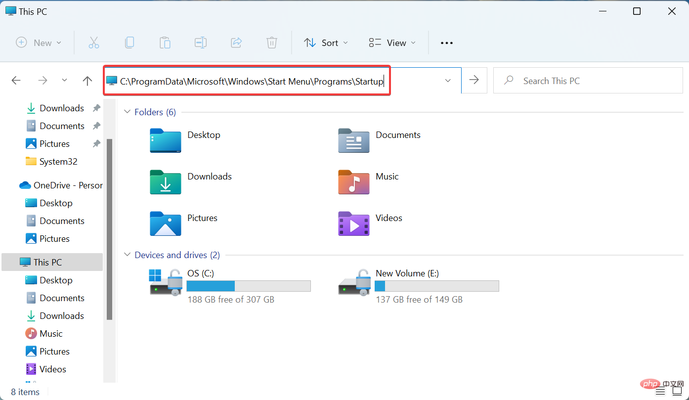 3 solutions rapides lorsque le dossier de démarrage de Windows 11 est vide