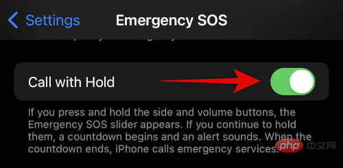 How to disable SOS on iPhone on iOS 16 or iPhone 14 (or older devices)