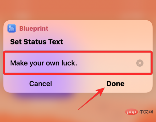 How to set a Slack status using Apple shortcuts