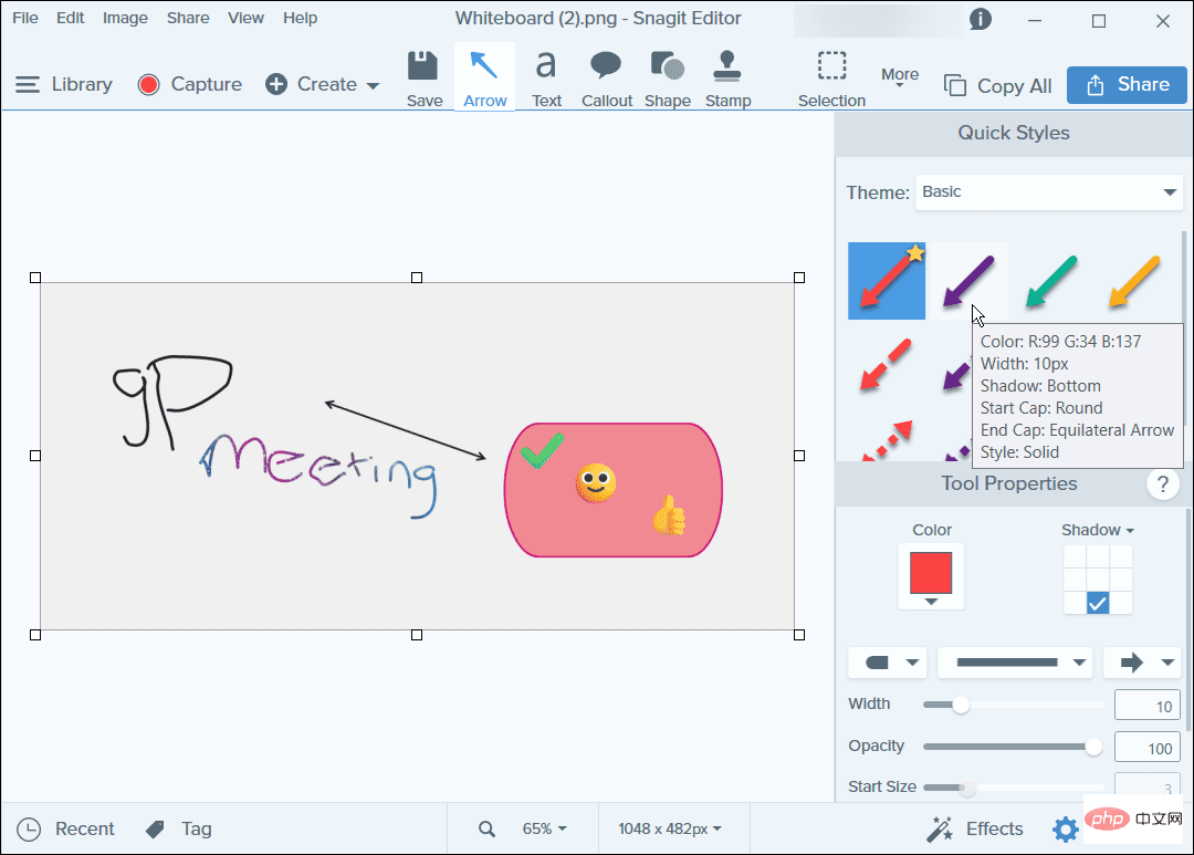 How to use a whiteboard in a Microsoft Teams meeting