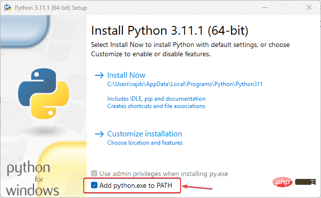 2 façons dinstaller la dernière version de Python sur Windows 11 ou 10 – GUI et CMD