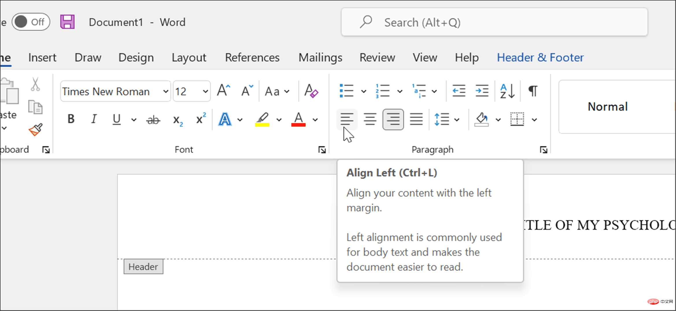 So formatieren Sie den APA-Stil in Microsoft Word