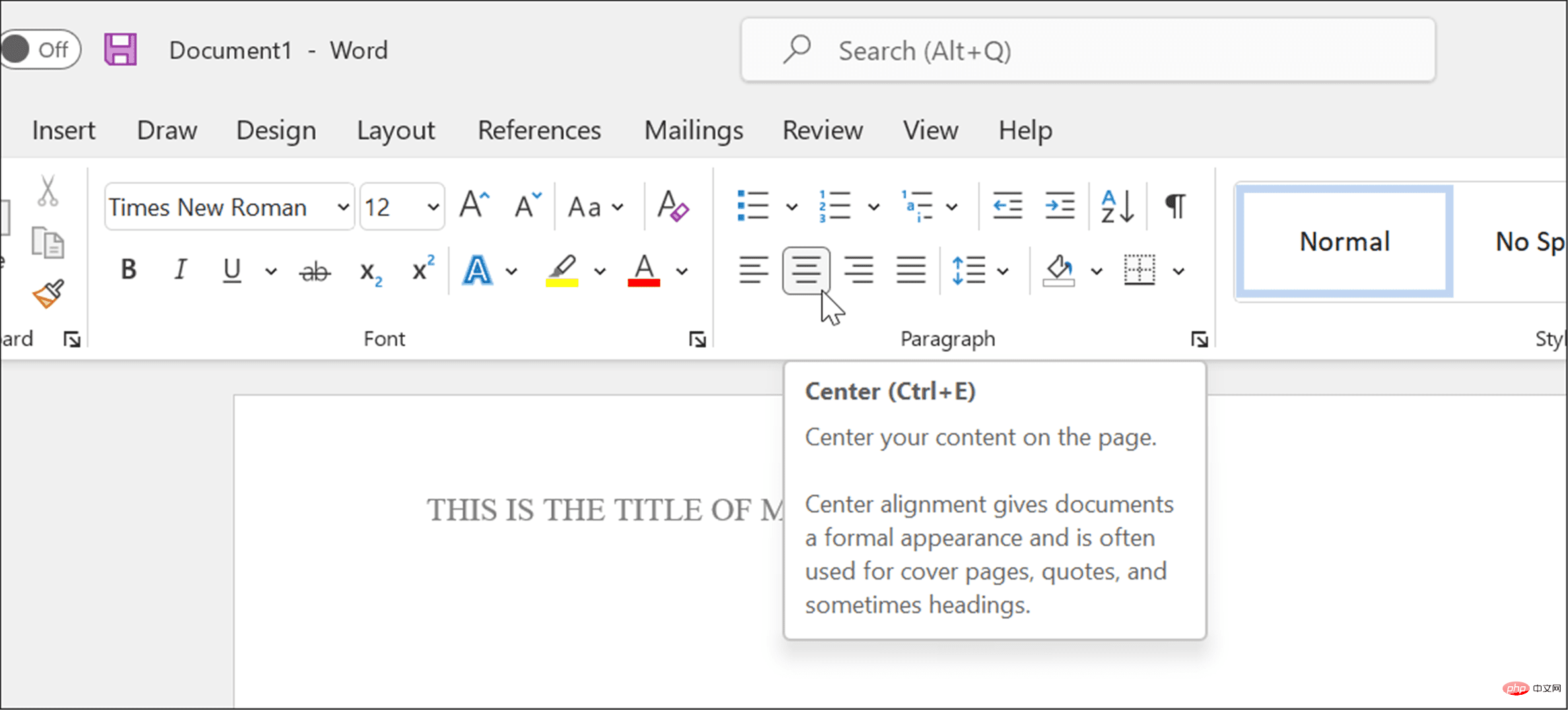 So formatieren Sie den APA-Stil in Microsoft Word