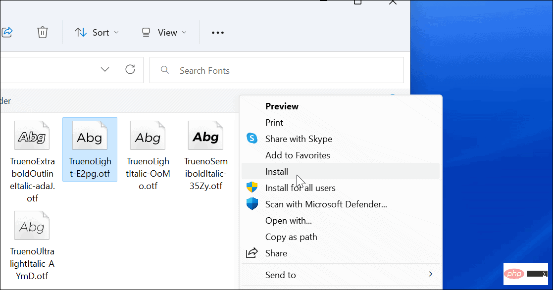 4-right-click-install-or-uninstall-fonts-on-Windows-11