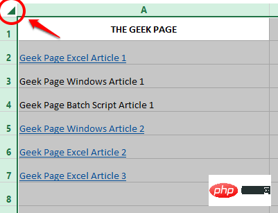 Microsoft Excel でハイパーリンクを見つけて削除する方法