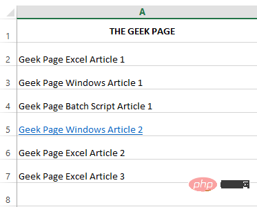 如何在 Microsoft Excel 中尋找和刪除超鏈接