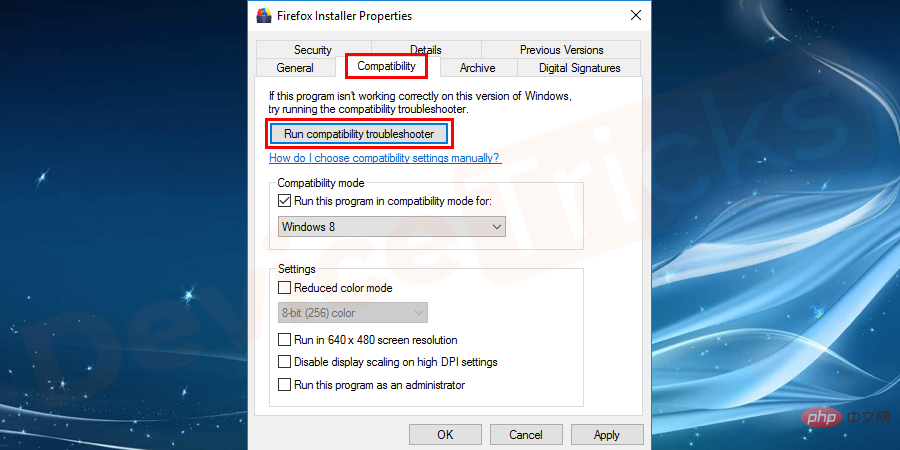 Run-compatibility-troubleshooter