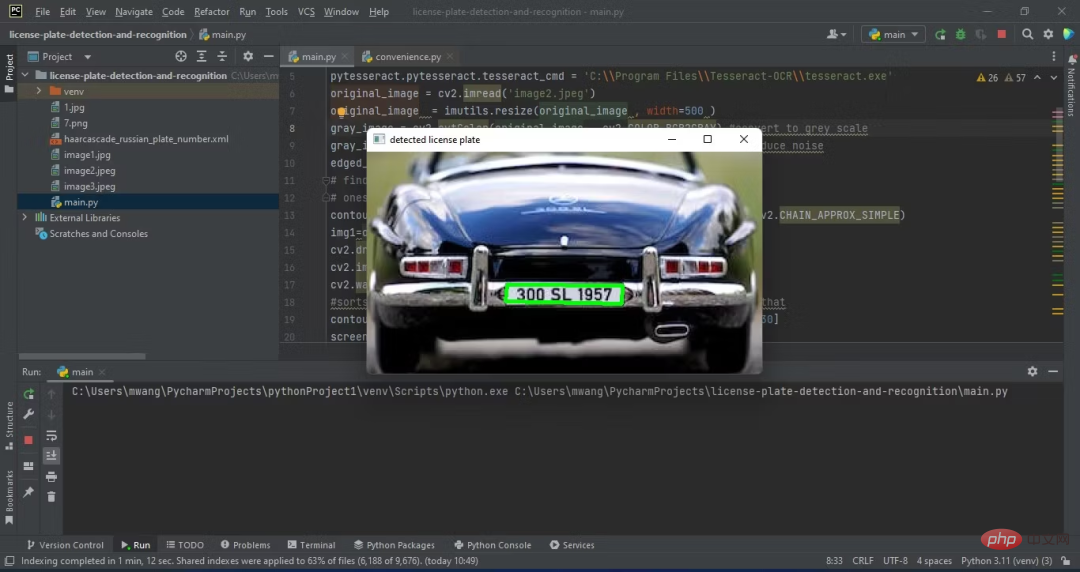 How to detect and recognize license plates using Python?