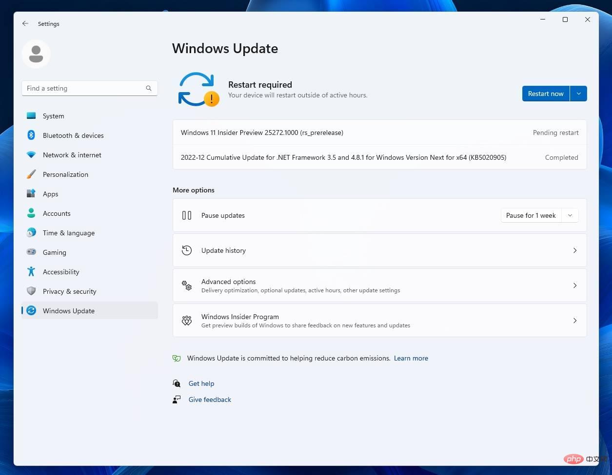 Sortie de Windows 11 Build 25272 – nouvelles fonctionnalités et améliorations