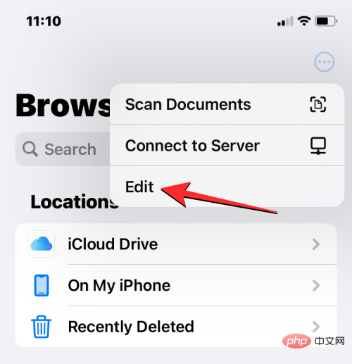 Cara menambah Google Drive, OneDrive dan DropBox pada apl Fail pada iPhone