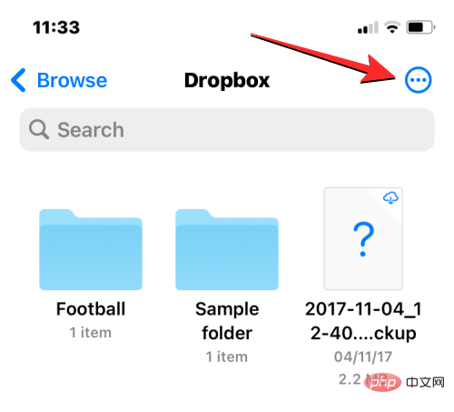 Cara menambah Google Drive, OneDrive dan DropBox pada apl Fail pada iPhone